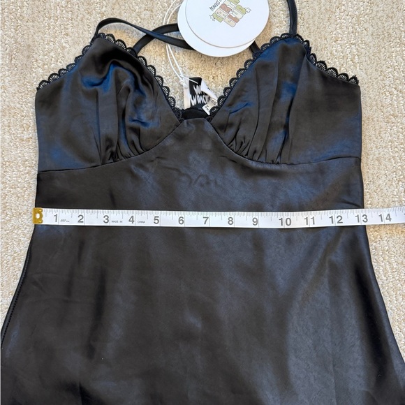 NWT Princess Polly ROMAN MINI DRESS BLACK 2 - Picture 7 of 11